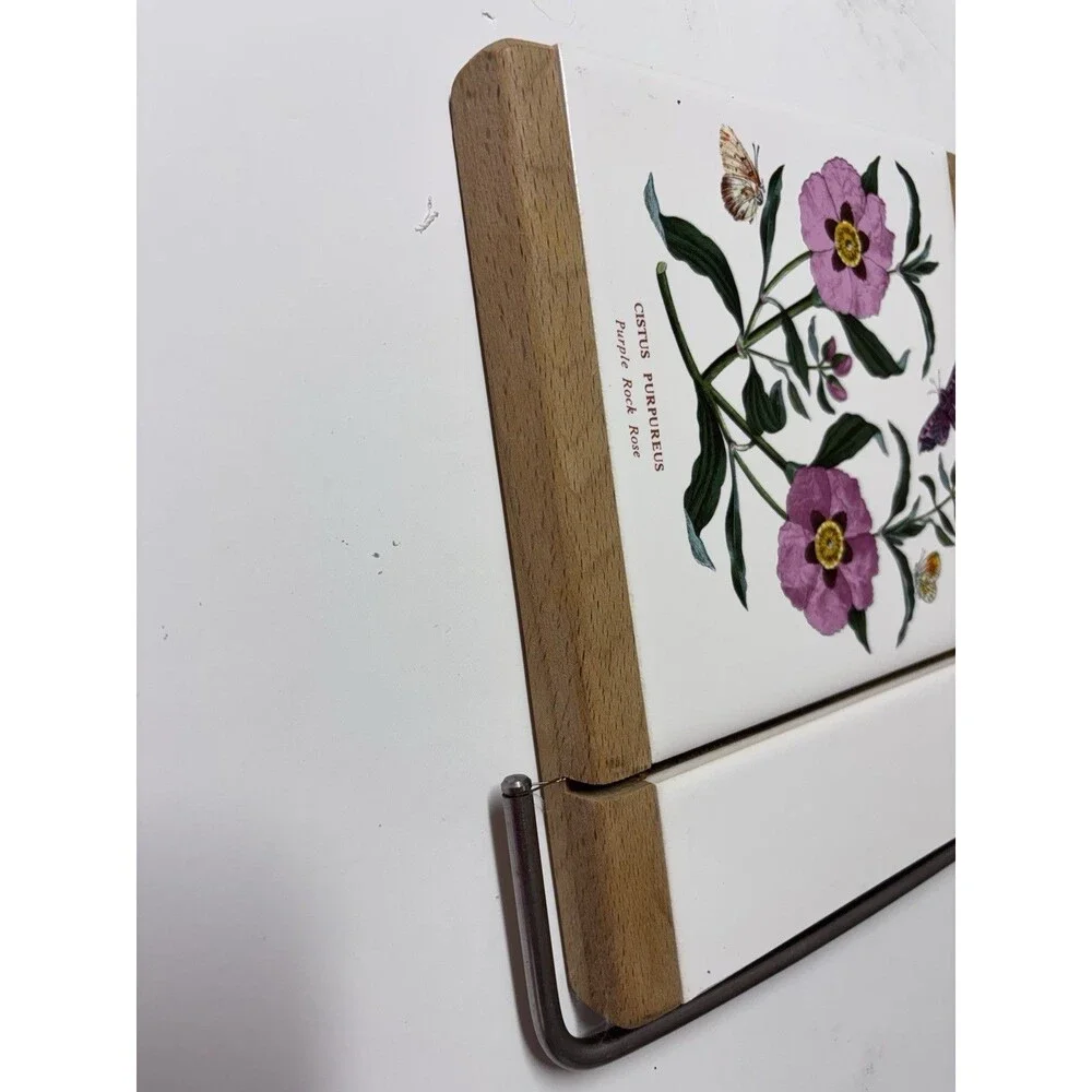 Portmeirion Botanic Garden Cheese Board and Slicer